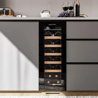 Винный шкаф Meyvel MV19NH-KBT1, черный
