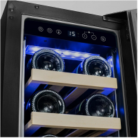 Винный шкаф Meyvel MV19NH-KBT1, черный