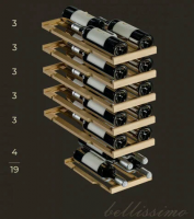 Винный шкаф Meyvel MV19NH-KBT1, черный