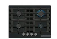 Варочная панель газовая Bosch PNP6B6K40, черный/закаленное стекло