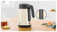Чайник электрический Bosch TWK7L467, бежевый