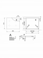 Индукционная варочная панель Smeg SI2M5643D1, черный