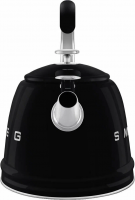 Чайник со свистком Smeg WKF01BL, черный