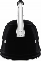 Чайник со свистком Smeg WKF01BL, черный