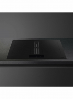 Варочная панель индукционная с вытяжкой Smeg HOBD382MB2, черный