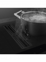 Варочная панель индукционная с вытяжкой Smeg HOBD382MB2, черный