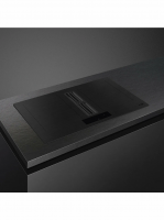 Варочная панель индукционная с вытяжкой Smeg HOBD382MB2, черный