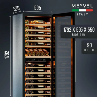 Винный шкаф Meyvel MV110-KST2 (Slim)