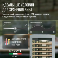 Винный шкаф Meyvel MV110-KST2 (Slim)
