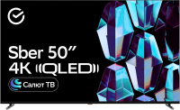 Телевизор QLED Sber SDX-50UQ5234, Smart TV, черный