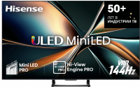 Телевизор QLED Hisense 55U7Q, Smart TV, темно-серый, 55 дюймов