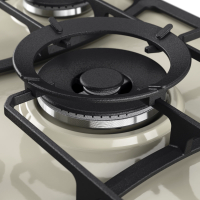 Варочная поверхность газовая Kuppersberg FS 710 C Bronze, бежевый/бронза/эмаль