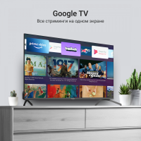 Телевизор QLED Digma DM-LED43UQB31, Smart TV, черный