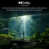 Телевизор OLED Digma Pro OLED 65M, Smart TV, черный/серебристый