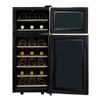 Винный шкаф Meyvel MV21-BF2 (easy), черный