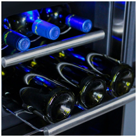 Винный шкаф Meyvel MV21-BF2 (easy), черный