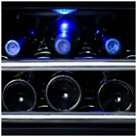 Винный шкаф Meyvel MV21-BF2 (easy), черный