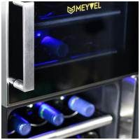 Винный шкаф Meyvel MV21-BF2 (easy), черный