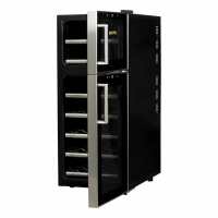 Винный шкаф Meyvel MV21-BF2 (easy), черный