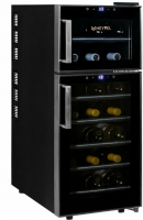 Винный шкаф Meyvel MV21-BF2 (easy), черный