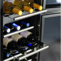 Винный шкаф Meyvel MV21-BF2 (easy), черный