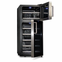 Винный шкаф Meyvel MV21-BF2 (easy), черный