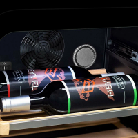 Винный шкаф Meyvel MV22-KBF1, черный