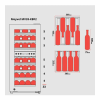 Винный шкаф Meyvel MV33-KBF2, черный