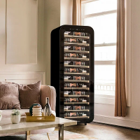 Винный шкаф Meyvel MV34-KBF1, черный