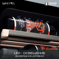 Винный шкаф Meyvel MV34-KBF1, черный