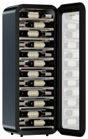 Винный шкаф Meyvel MV34-KBF1, черный
