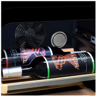 Винный шкаф Meyvel MV34-KBF1, черный