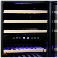 Винный шкаф Meyvel MV45-KBF2, черный