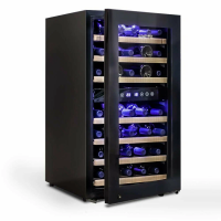 Винный шкаф Meyvel MV45-KBF2, черный