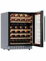 Винный шкаф Meyvel MV46PRO-KST2, нержавеющая сталь