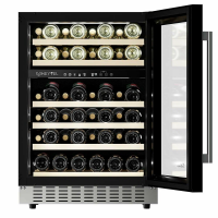 Винный шкаф Meyvel MV46PRO-KST2, нержавеющая сталь