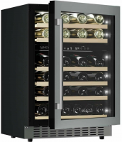 Винный шкаф Meyvel MV46PRO-KST2, нержавеющая сталь