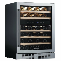 Винный шкаф Meyvel MV46PRO-KST2, нержавеющая сталь