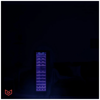 Винный шкаф Meyvel MV53-KBF2, черный