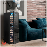 Винный шкаф Meyvel MV53-KBF2, черный