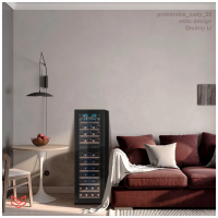 Винный шкаф Meyvel MV53-KBF2, черный