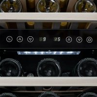 Винный шкаф Meyvel MV53-KBF2, черный