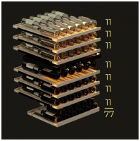 Винный шкаф Meyvel MV77PRO-KBT2, черный