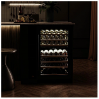 Винный шкаф Meyvel MV77PRO-KBT2, черный