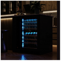 Винный шкаф Meyvel MV77PRO-KBT2, черный