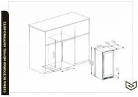 Винный шкаф Meyvel MV77PRO-KBT2, черный