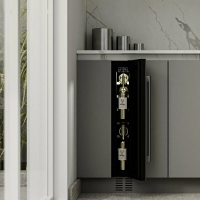 Винный шкаф Meyvel MV9-KST1, серебристый