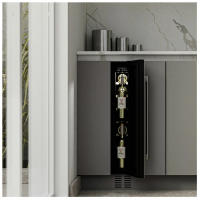 Винный шкаф Meyvel MV9-KST1, серебристый