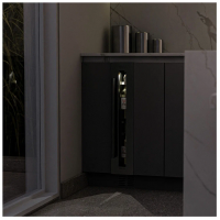 Винный шкаф Meyvel MV9-KST1, серебристый