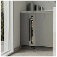 Винный шкаф Meyvel MV9-KST1, серебристый